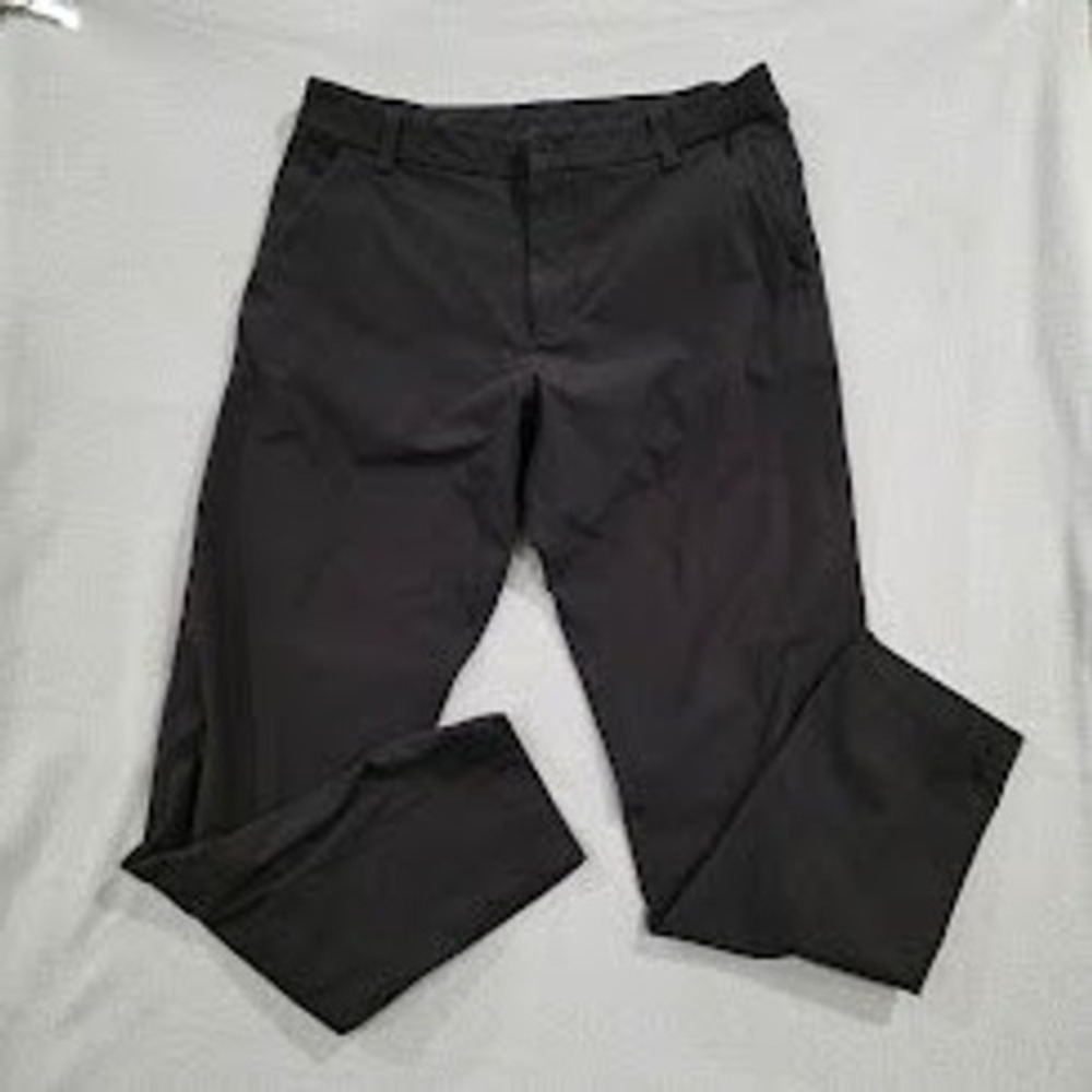 Lululemon Commission Pant Classic Black ABC Chino Trousers Mens 31 Golf Commuter